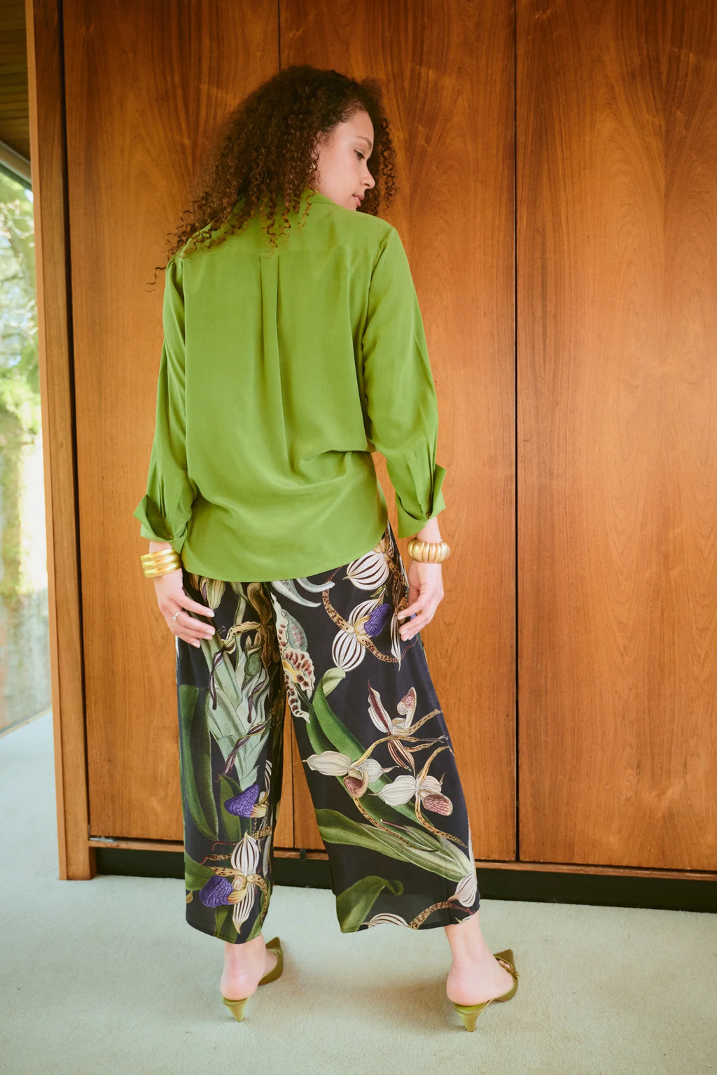 Palazzo Pants, Orchid Black