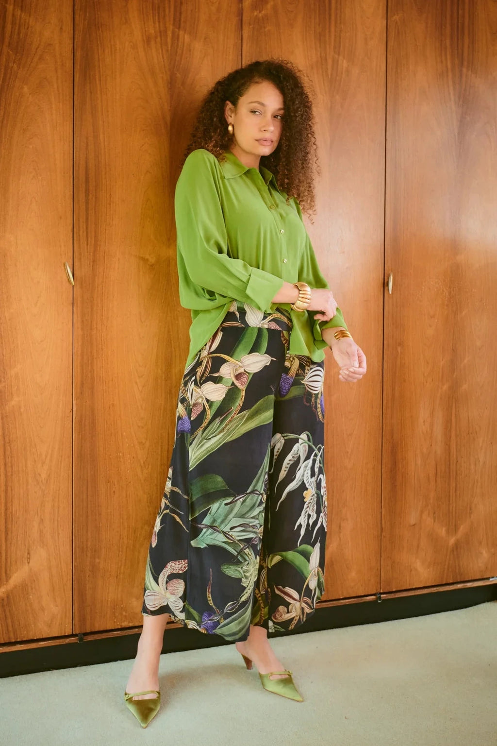 Palazzo Pants, Orchid Black