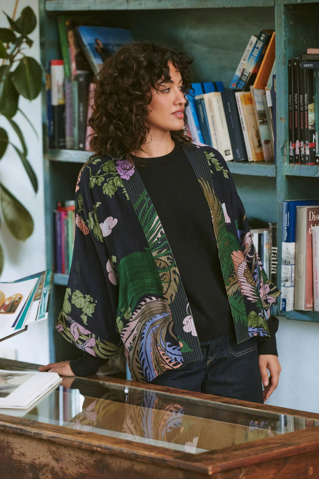 Mini Kimono, Phoenix Black