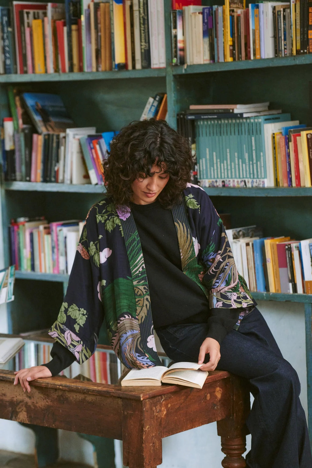 Mini Kimono, Phoenix Black