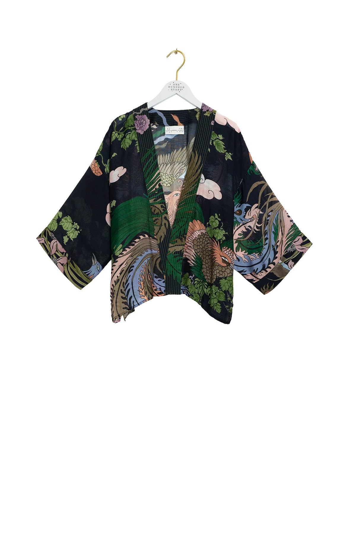 Mini Kimono, Phoenix Black