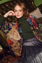 Luxe Kimono, Primula Black