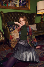 Luxe Kimono, Primula Black