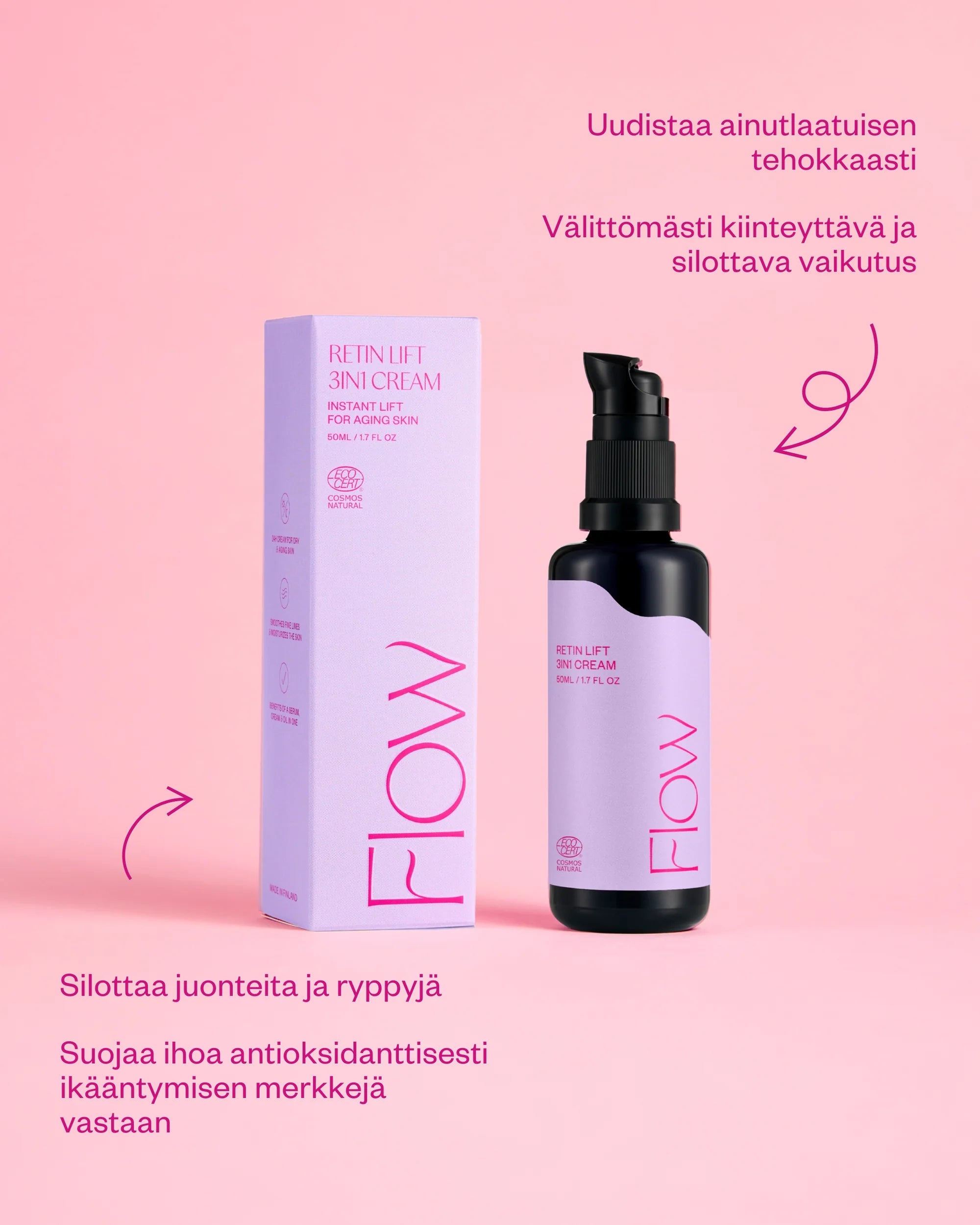 Retin Lift 3-in-1 Cream kasvovoide ikääntyvälle iholle