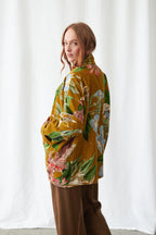 Velvet Pocket Jacket, Rhodoleia Gold