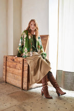 Mini Kimono, Rhodoleia Green