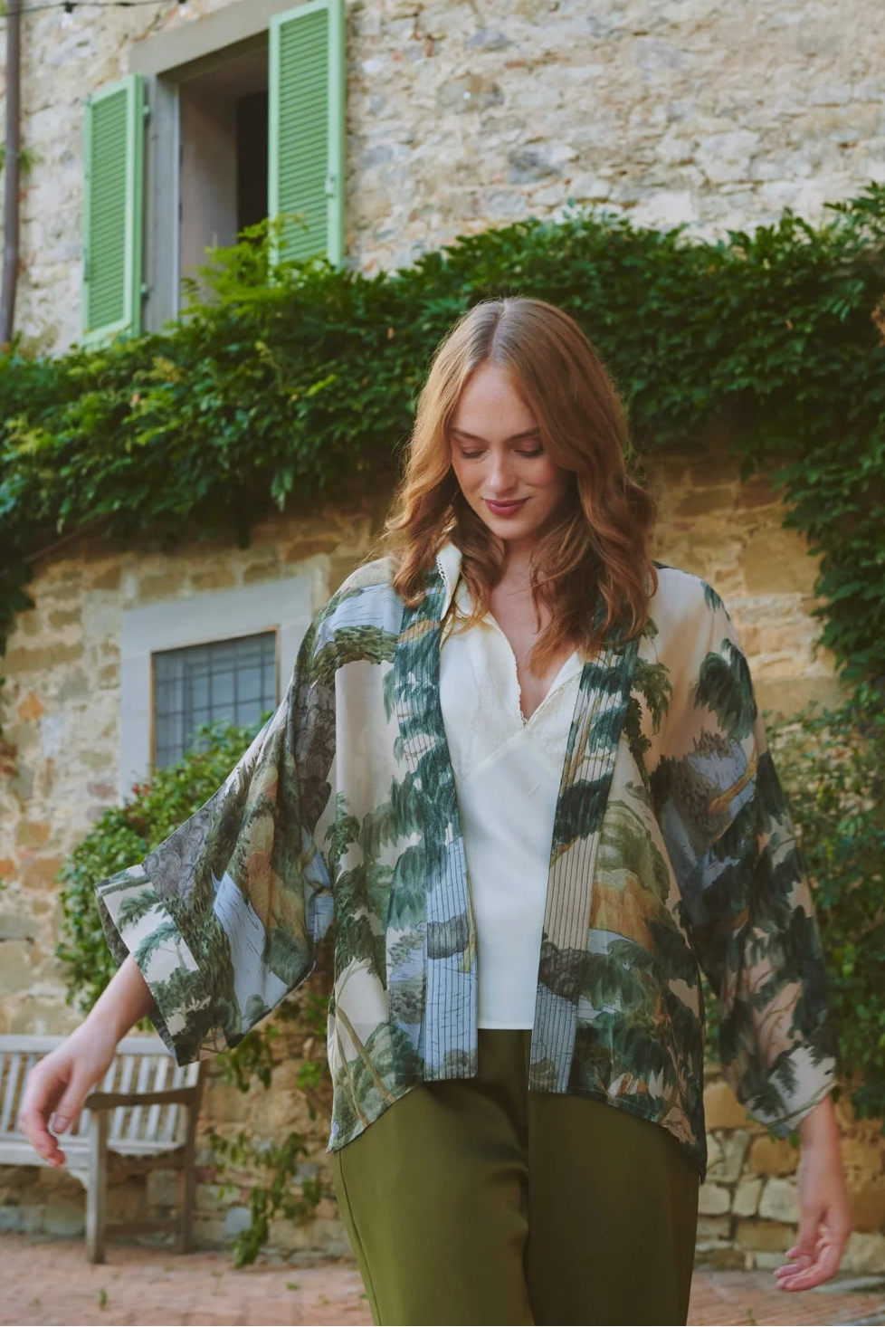 Mini Kimono, Rivers and Trees Natural