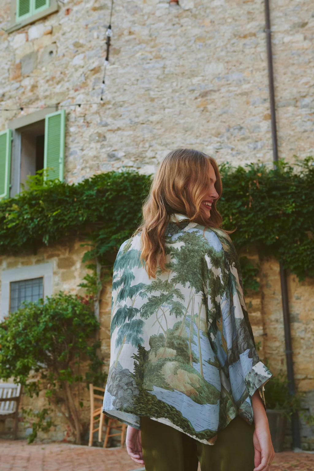 Mini Kimono, Rivers and Trees Natural