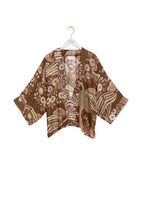 Rosa Brown Mini Kimono