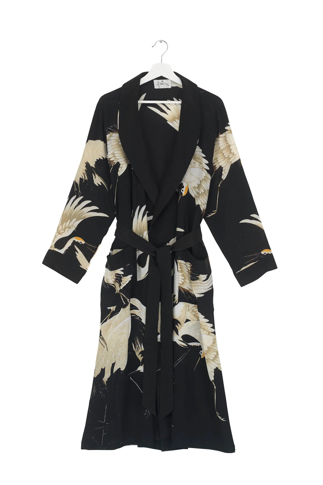 Luxe Gown, Stork Black