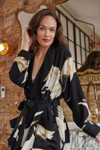 Luxe Gown, Stork Black