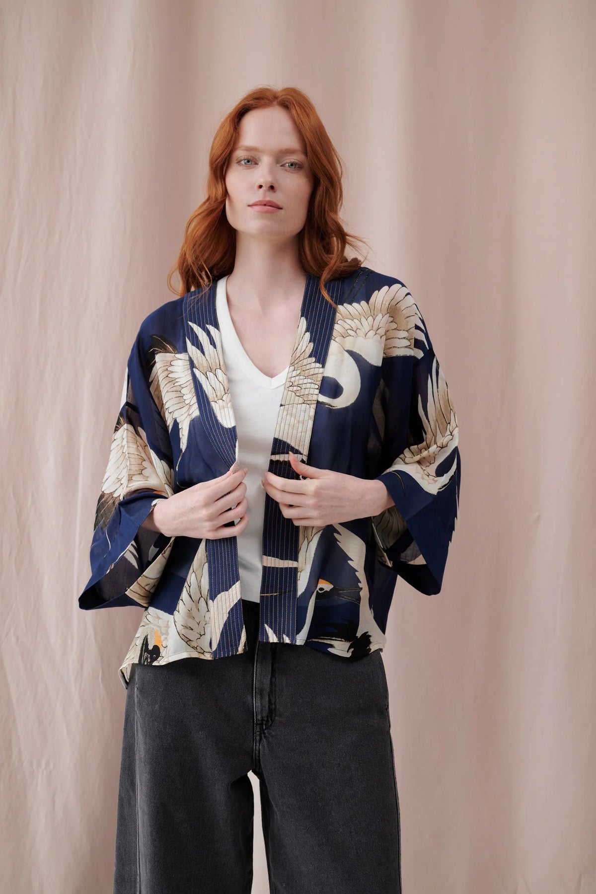 Mini Kimono, Stork Navy
