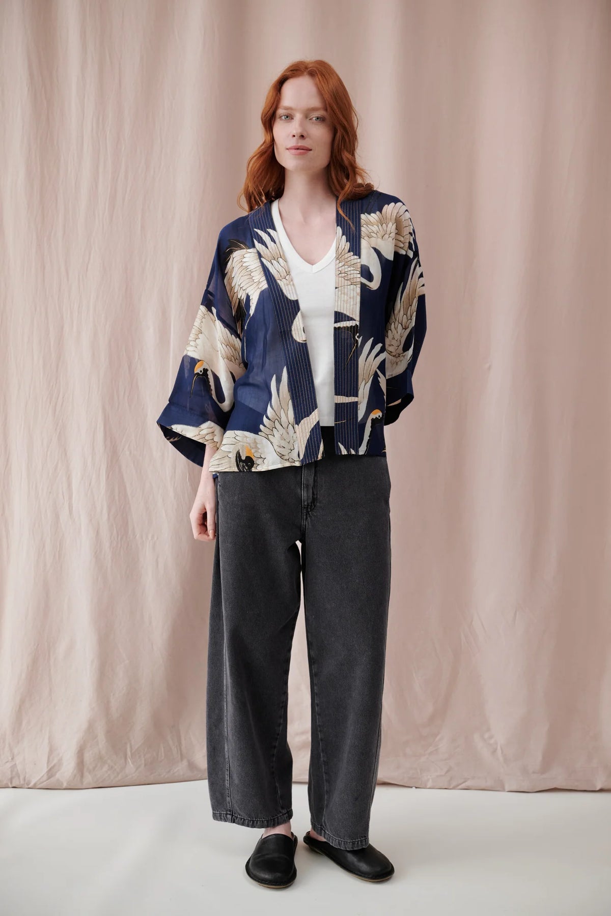Mini Kimono, Stork Navy