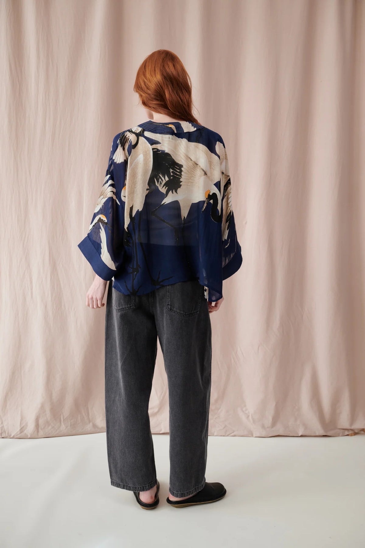 Mini Kimono, Stork Navy