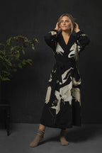 Luxe Gown, Stork Black