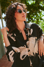 Oversized Shirt, Stork Black