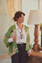 Mini Kimono, Stork Pea Green