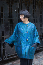 Takki, Pelerine, Crystalline Teal