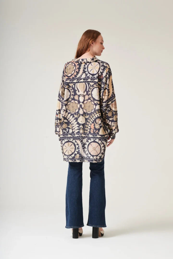 Oversized Shirt, Susani Charcoal