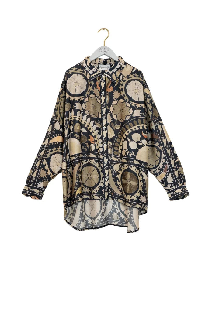 Oversized Shirt, Susani Charcoal