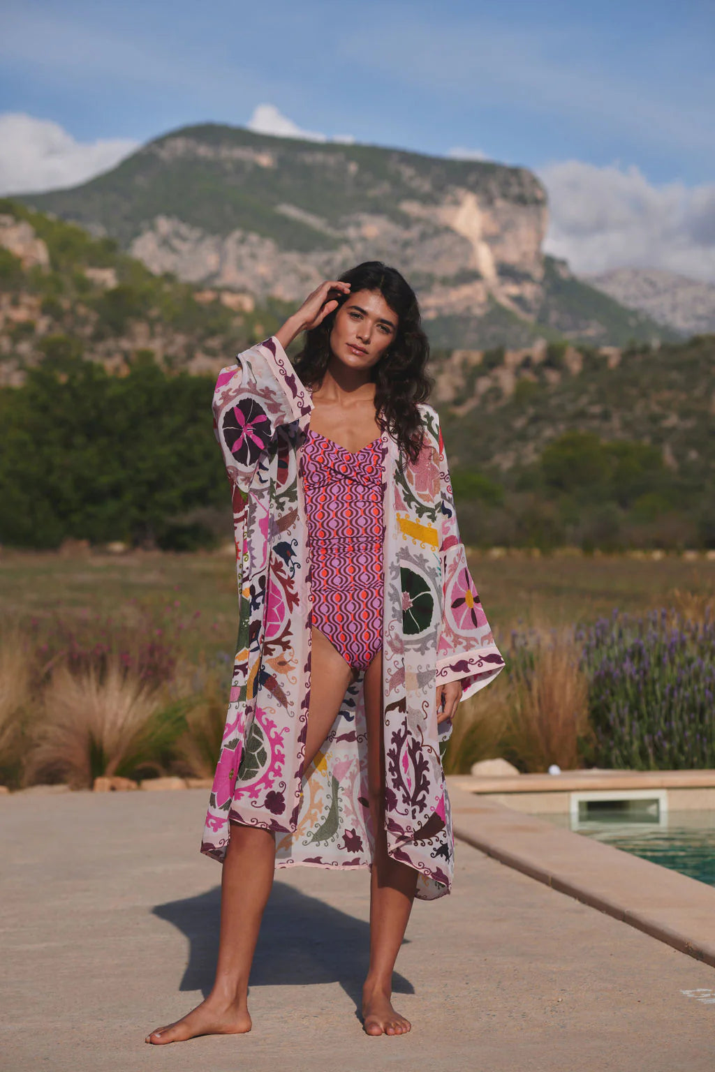 Grande Kimono, Susani Pink