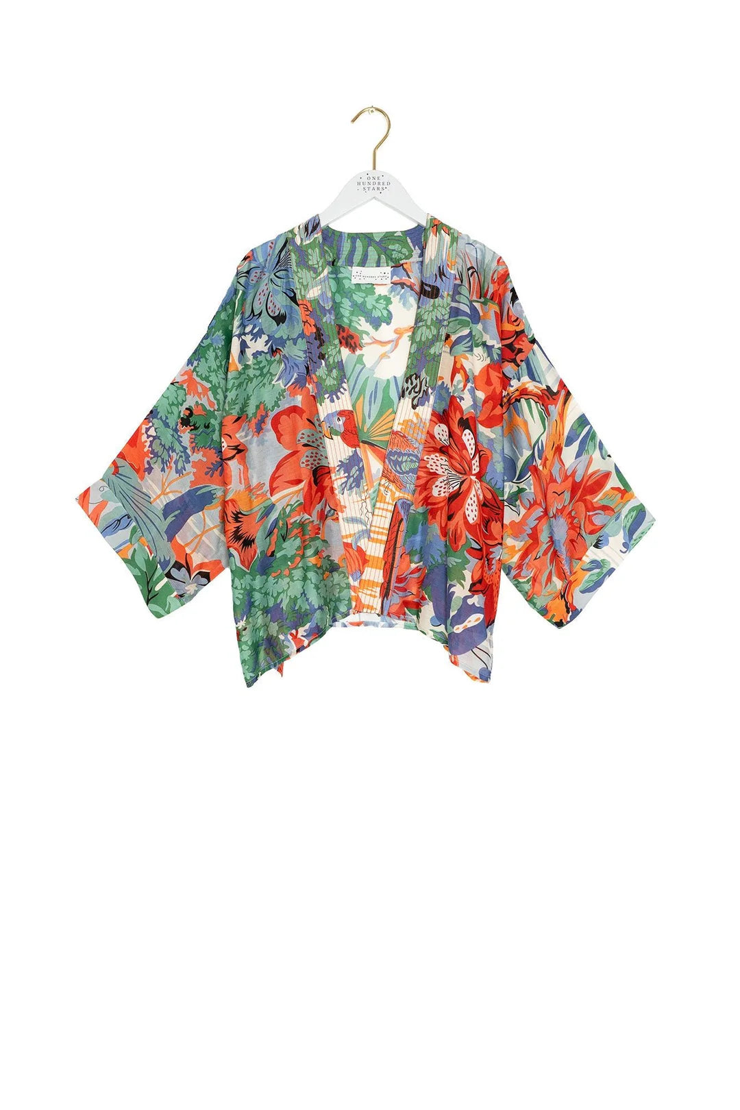 Mini Kimono, Tropicana Blue