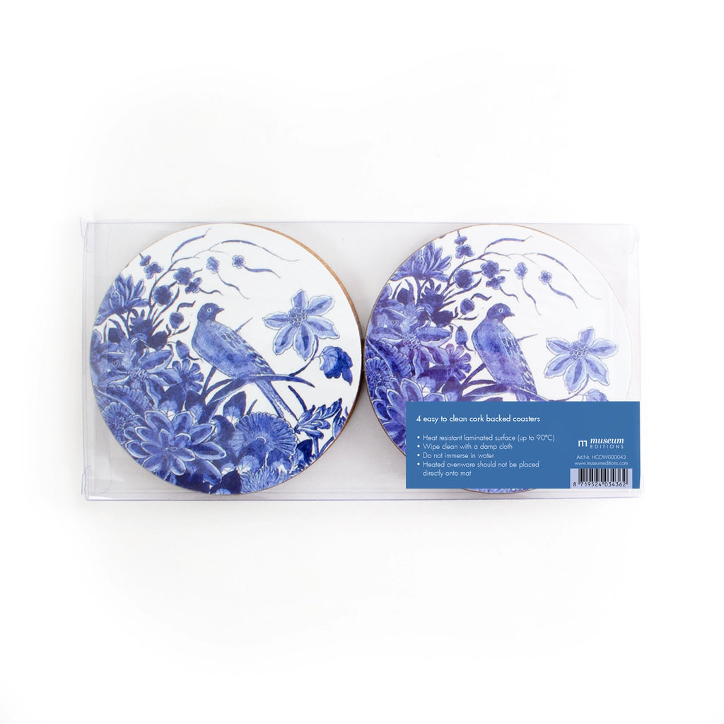Lasinaluset Delft Blue Bird, Rijksmuseum, 4kpl