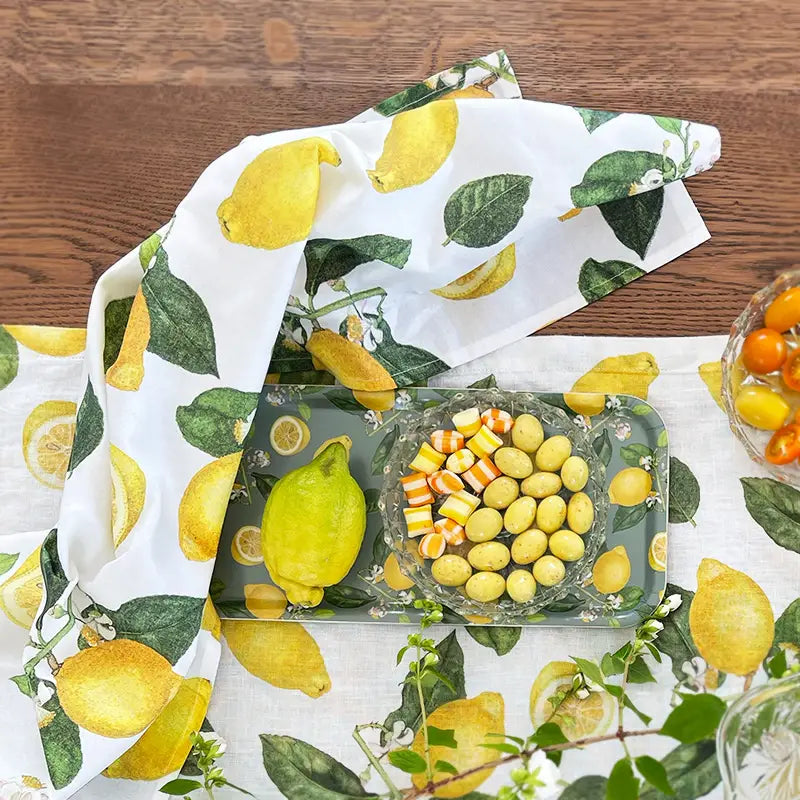 Luomupuuvillainen Keittiöpyyhe Lemons