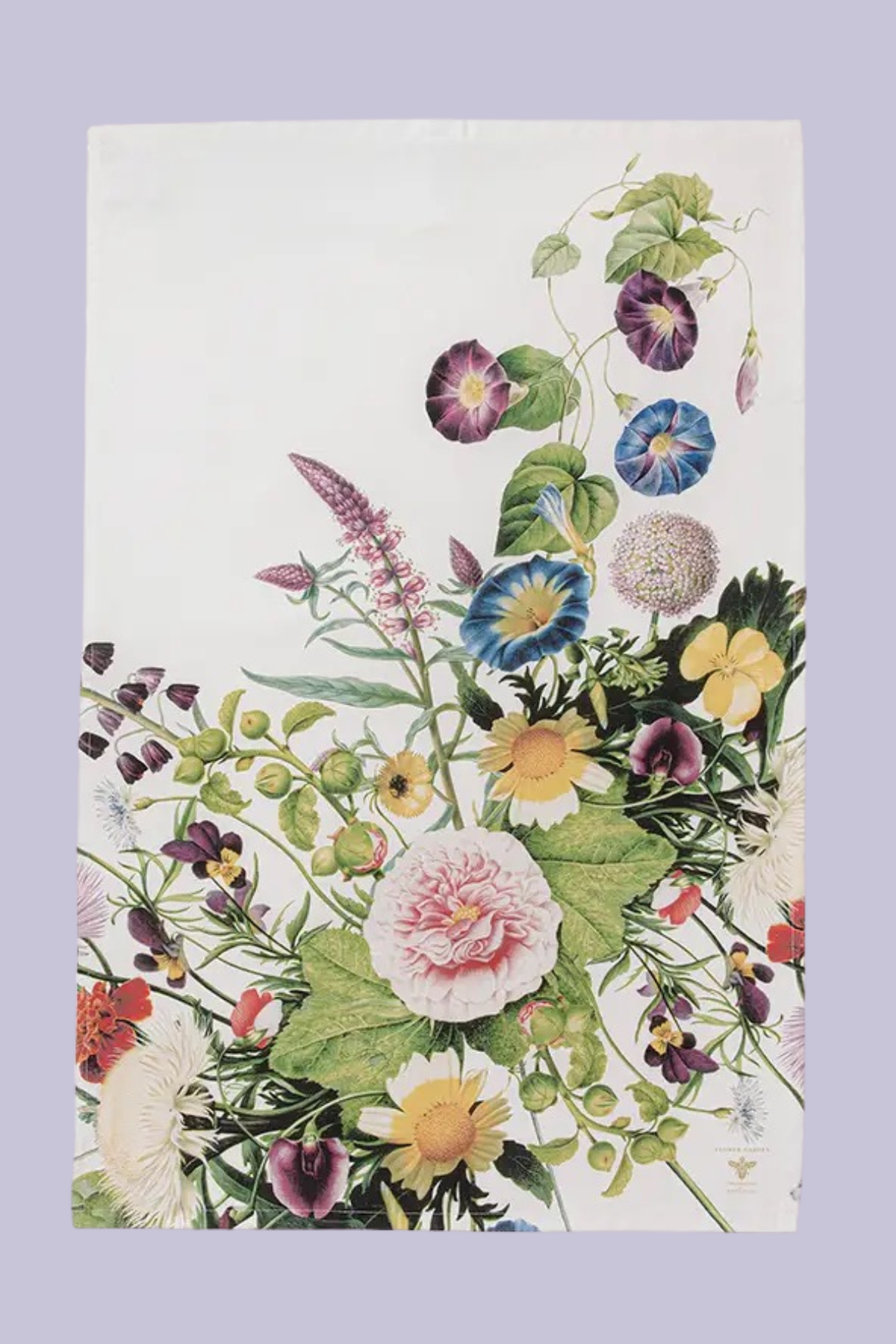 Luomupuuvillainen Keittiöpyyhe Flower Garden