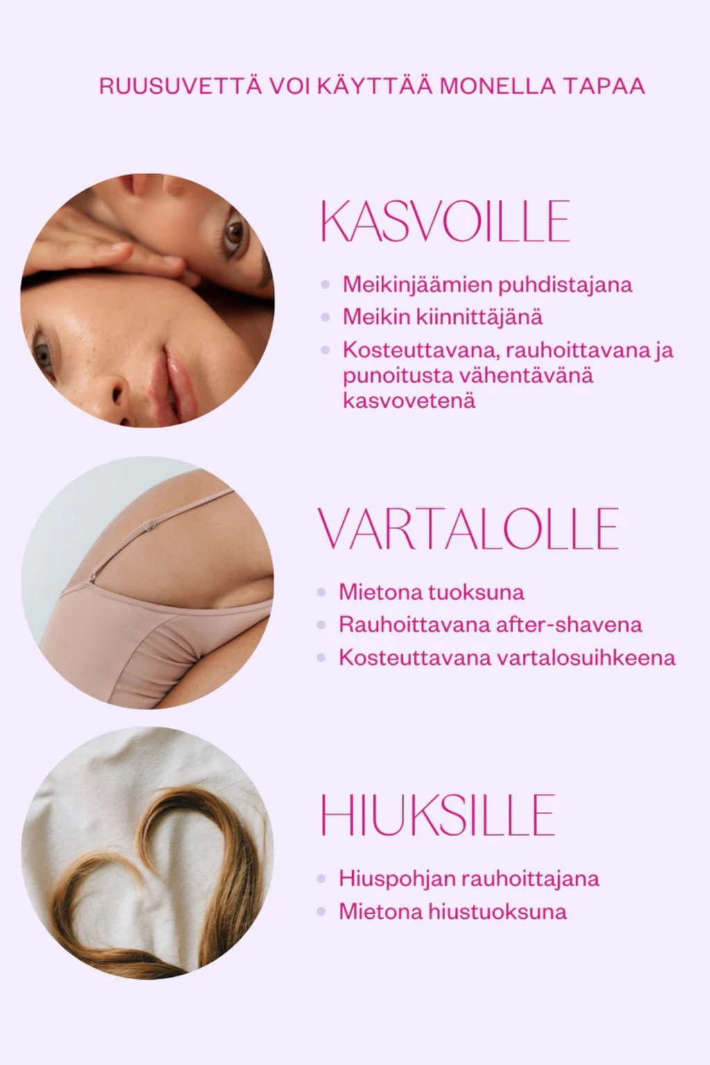 Rose Floral Water luomu ruusuvesi