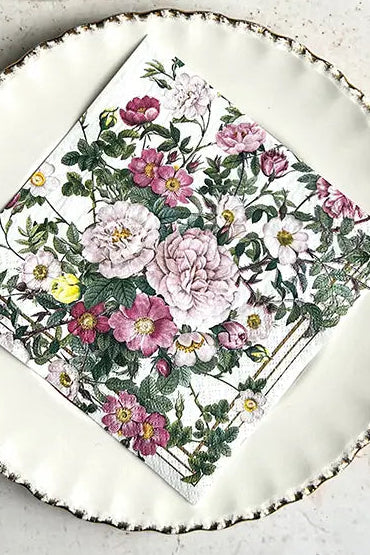 Servetit, Rose Flower Garden