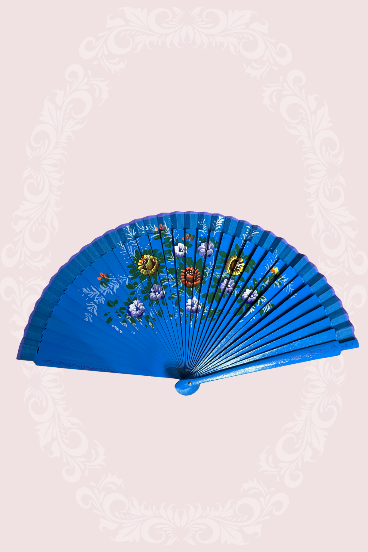 Puinen viuhka, Cornflower Blue