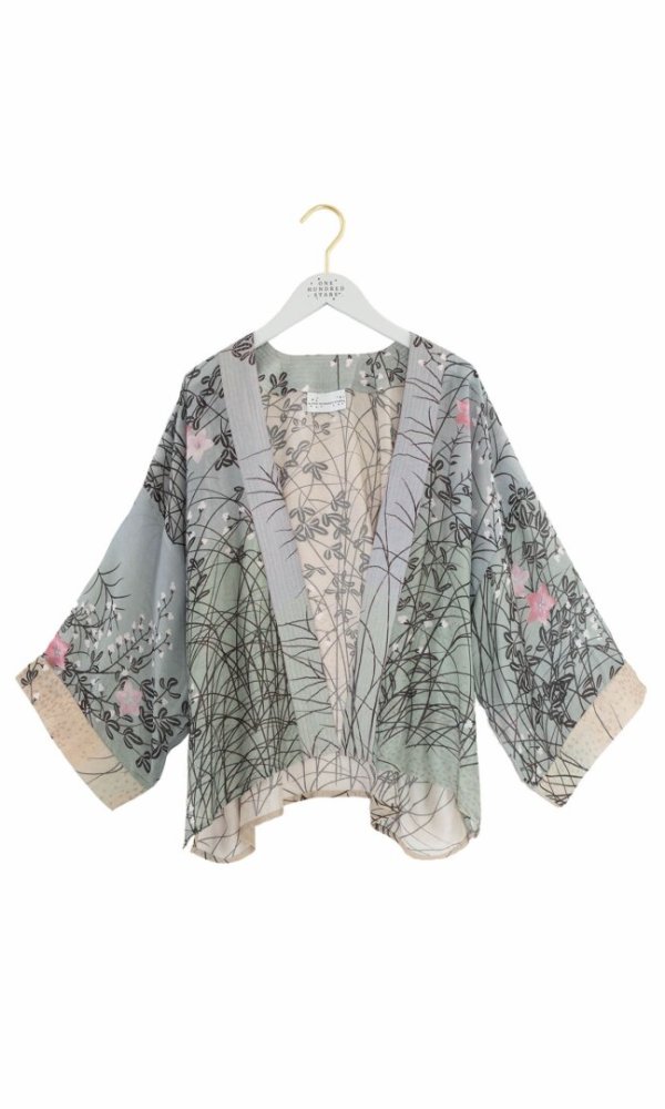 Mini Kimono, Dunes Grey, One Hundred Stars