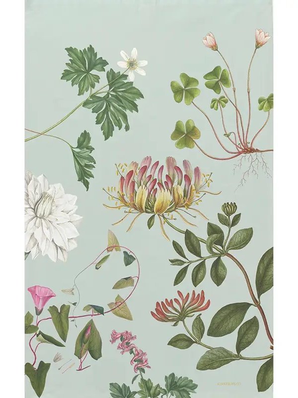 Luomupuuvillainen Keittiöpyyhe The Flora Danica Atlas