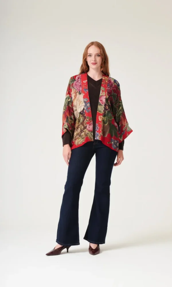Mini Kimono, Primula Berry, One Hundred Stars