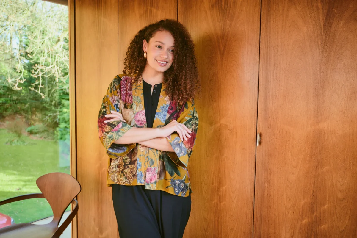 Mini Kimono, Primula Gold One Hundred Stars